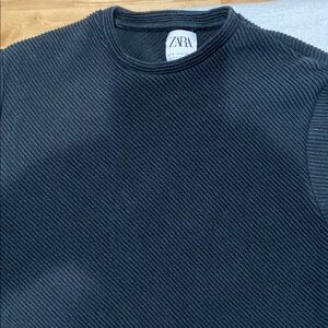 Zara Men's Black Sweater